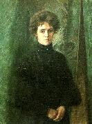 johan krouthen portratt av clara soderlund oil painting reproduction